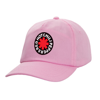 Red Hot Chili Peppers, Casual children's baseball cap, 100% Cotton Twill, PINK (COTTON, CHILDREN'S, ONE SIZE)