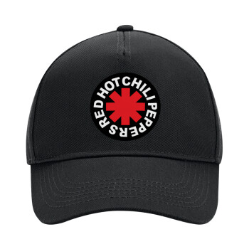 Red Hot Chili Peppers, Adult Ultimate Hat BLACK, (100% COTTON DRILL, ADULT, UNISEX, ONE SIZE)