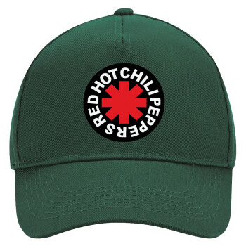 Red Hot Chili Peppers, Adult Ultimate Hat GREEN, (100% COTTON DRILL, ADULT, UNISEX, ONE SIZE)