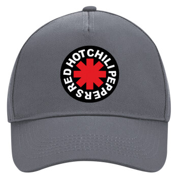 Red Hot Chili Peppers, Ultimate Adult Hat Grey, (100% COTTON DRILL, ADULT, UNISEX, ONE SIZE)