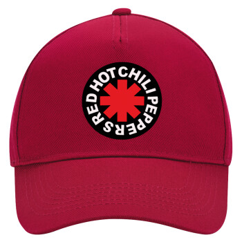 Red Hot Chili Peppers, Adult Ultimate Hat RED, (100% COTTON DRILL, ADULT, UNISEX, ONE SIZE)