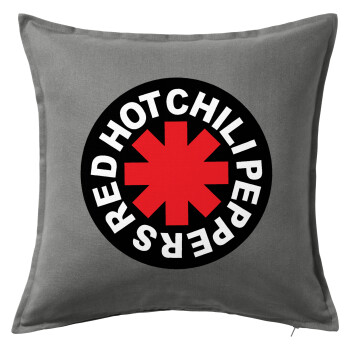 Red Hot Chili Peppers, Sofa cushion Grey 50x50cm includes filling