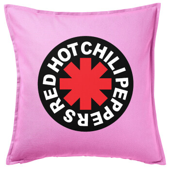 Red Hot Chili Peppers, Sofa cushion Pink 50x50cm includes filling