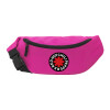 Unisex waist bag (banana) in PINK color with 2 pockets