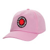 Adult Baseball Cap, 100% Cotton, PINK (COTTON, ADULT, UNISEX, ONE SIZE)