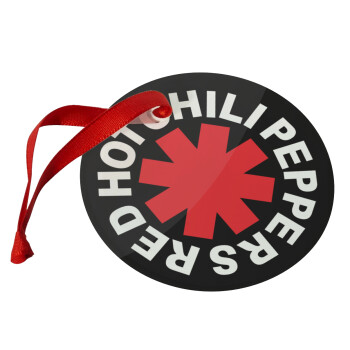 Red Hot Chili Peppers, Christmas ornament glass 9cm