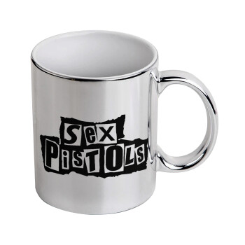 Sex Pistols, Mug ceramic, silver mirror, 330ml