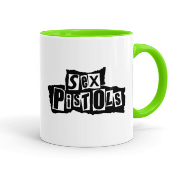 Sex Pistols, Mug colored light green, ceramic, 330ml