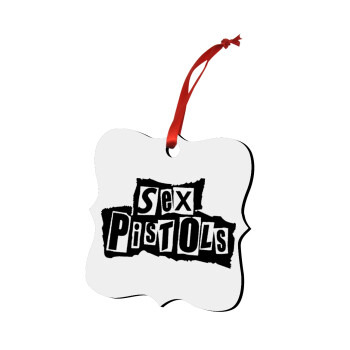 Sex Pistols, Christmas ornament polygon wooden 7.5cm