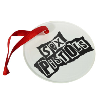 Sex Pistols, Christmas ornament glass 9cm