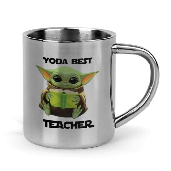 Yoda Best Teacher, Mug Stainless steel double wall 300ml