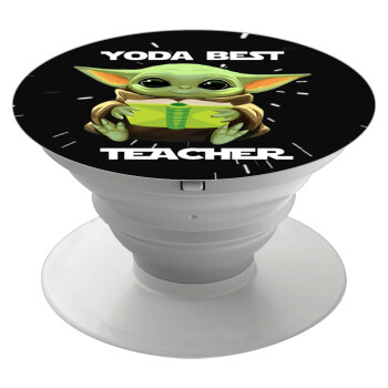 Yoda Best Teacher, Phone Holders Stand  White Hand-held Mobile Phone Holder