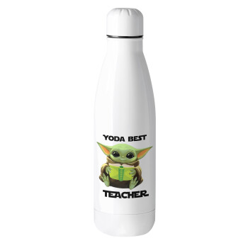 Yoda Best Teacher, Metal mug thermos (Stainless steel), 500ml