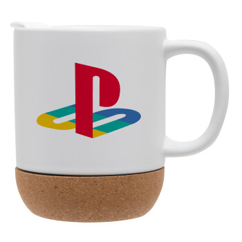 Playstation, Ceramic coffee mug Cork (MAT), 330ml (1pcs)