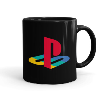 Playstation, Mug black, ceramic, 330ml