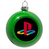 Green Christmas tree ornament bauble 8cm