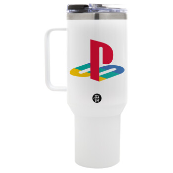 Playstation, Mega Tumbler με καπάκι, διπλού τοιχώματος (θερμό) 1,2L