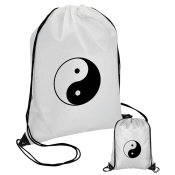 Yin Yang, Pouch bag with black cords (1 piece)