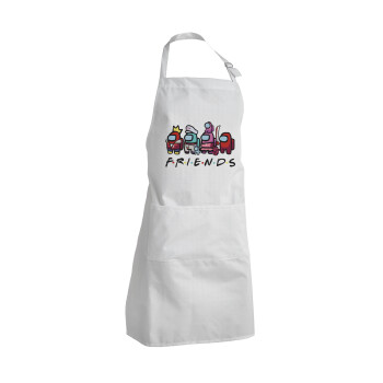 Among US Friends, Adult Chef Apron (with sliders and 2 pockets)