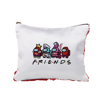 Among US Friends, Red sequin cosmetic bag