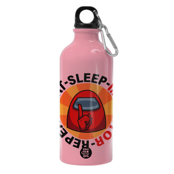 Among US Eat Sleep Repeat Impostor, Water bottle 600ml