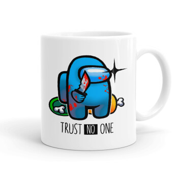 Among Trust no one, Ceramic coffee mug, 330ml (1pcs)