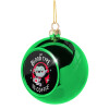 Green Christmas tree ornament ball 8cm