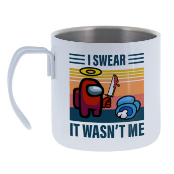 Among us, I swear it wasn't me, Mug Stainless steel double wall 400ml