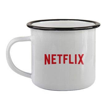 Netflix, Κούπα εμαγιέ με μαύρο χείλος 360ml