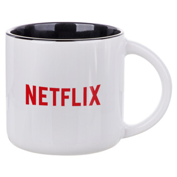 Netflix, Κούπα κεραμική 400ml Λευκή/Μαύρη