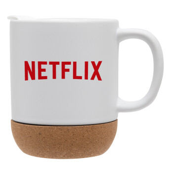 Netflix, Ceramic coffee mug Cork (MAT), 330ml (1pcs)