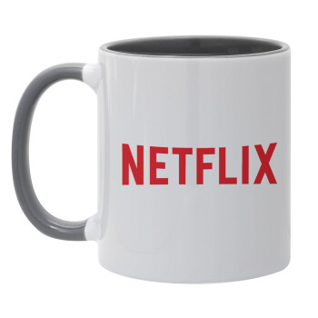 Netflix, Mug colored grey, ceramic, 330ml