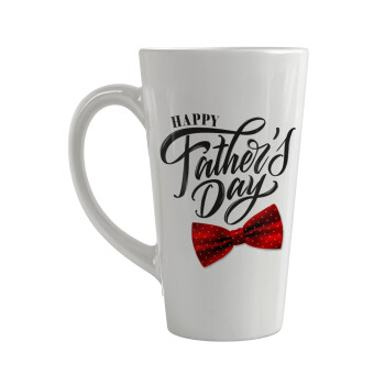 Happy father's Days, Κούπα κωνική Latte Μεγάλη, κεραμική, 450ml