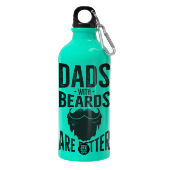 Dad's with beards are better, Water bottle 600ml