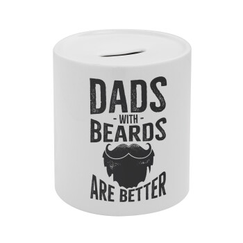 Dad's with beards are better, Κουμπαράς πορσελάνης με τάπα