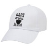 Adult Baseball Cap White 5-panel (POLYESTER, ADULT, UNISEX, ONE SIZE)