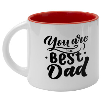 You are the best Dad, Κούπα κεραμική 400ml Λευκή/Κόκκινη