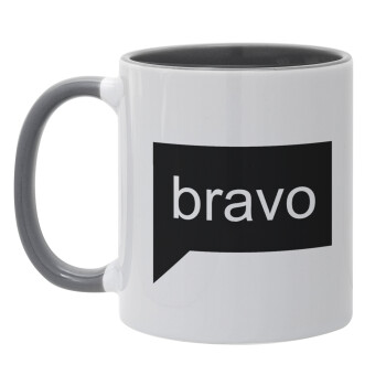 Bravo, Mug colored grey, ceramic, 330ml