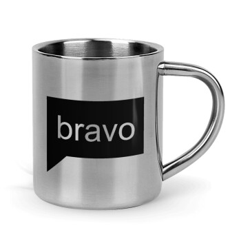 Bravo, Mug Stainless steel double wall 300ml