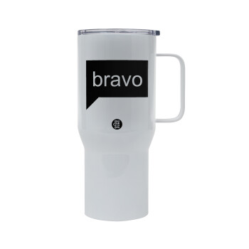 Bravo, Mega Stainless steel Tumbler with lid, double wall 750L