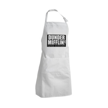 Dunder Mifflin, Inc Paper Company, Adult Chef Apron (with sliders and 2 pockets)