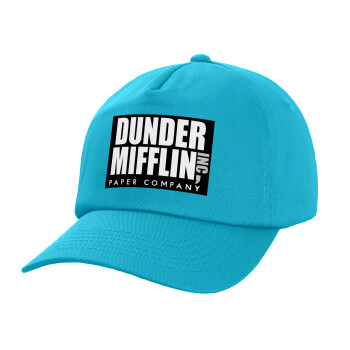 Dunder Mifflin, Inc Paper Company, Καπέλο παιδικό Baseball, 100% Βαμβακερό Twill, Γαλάζιο (ΒΑΜΒΑΚΕΡΟ, ΠΑΙΔΙΚΟ, UNISEX, ONE SIZE)