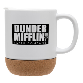 Dunder Mifflin, Inc Paper Company, Ceramic coffee mug Cork (MAT), 330ml (1pcs)