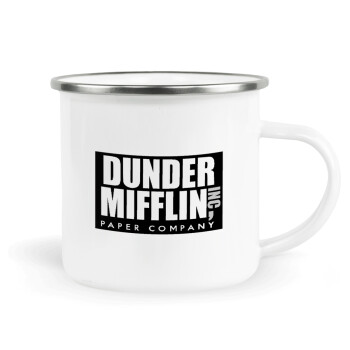 Dunder Mifflin, Inc Paper Company, Metallic enamel cup white 360ml