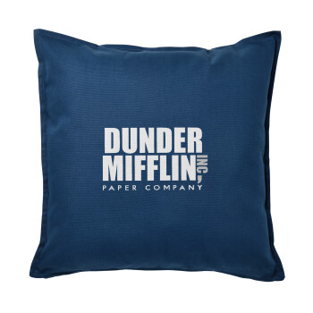 Dunder Mifflin, Inc Paper Company, Sofa cushion Blue 50x50cm includes filling