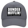 Ultimate Adult Hat Grey, (100% COTTON DRILL, ADULT, UNISEX, ONE SIZE)