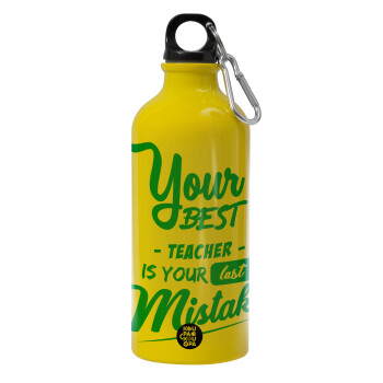 Your best teacher is your last mistake, Water bottle 600ml