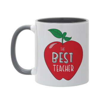 Best teacher, Mug colored grey, ceramic, 330ml