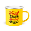 Yellow Enamel Metallic Cup 360ml