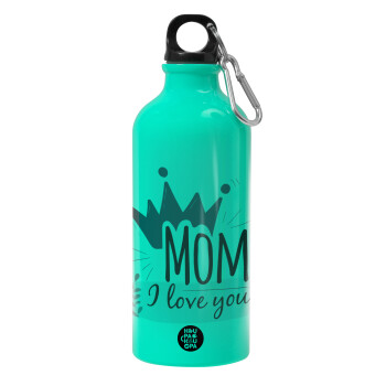 Mother's day I Love you Mom, Water bottle 600ml